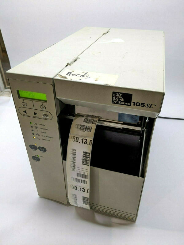 Zebra 105SL Label Printer 10500-3001-0000 Needs new print head - Maverick Industrial Sales