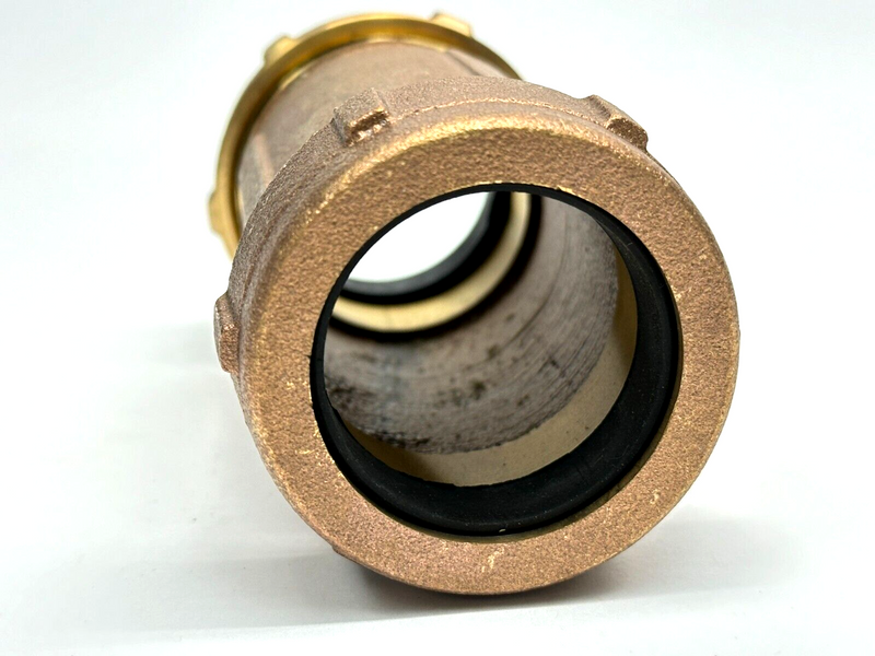 1-1/4" Pipe 1-1/2" Copper Tube Brass Compression Pipe Joining Coupling 5" Long - Maverick Industrial Sales