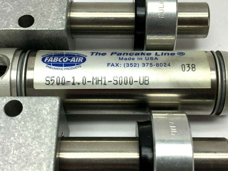 Fabco Air S500-1.0-MH1-S000-UB Linear Guide Cylinder - Maverick Industrial Sales