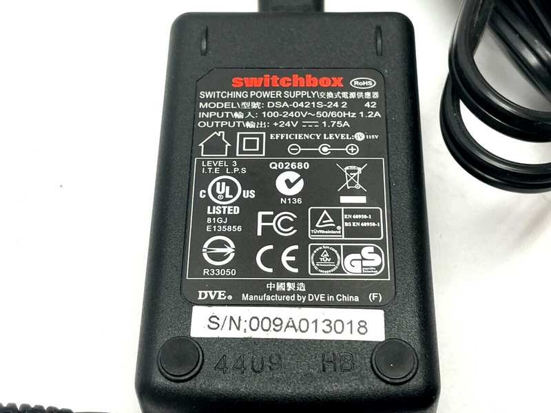 SwitchBox DSA-0421S-24 2 42 Switching Power Supply - Maverick Industrial Sales