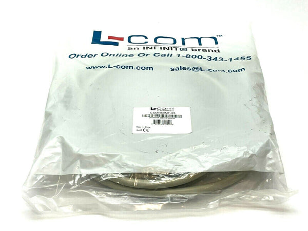 L-Com CSMN50MF-25 Deluxe Molded D-Sub Cable DB50 Male/Female 25ft Length - Maverick Industrial Sales