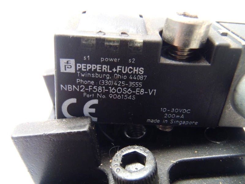 Norgren EC50DA10-90A-D45-1-0 Clamp w/ Peperl -Fuchs NBN2-F581-160S6-E8-V1 Sensor - Maverick Industrial Sales