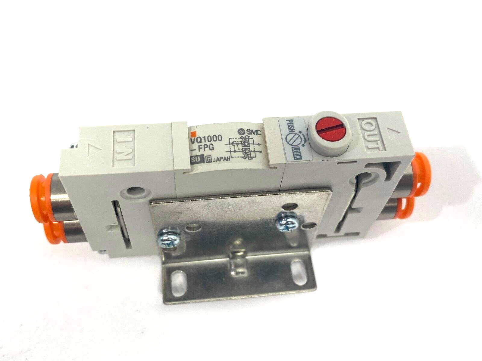 SMC VQ1000-FPG-N7N7-F Perfect Check Block Valve 10.5mm Manifold Pitch - Maverick Industrial Sales