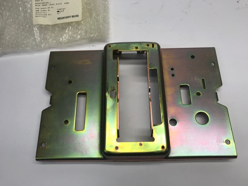 ABB 707939B00 K-Line K800 Circuit Breaker Operating Mechanism Front Cover Plate - Maverick Industrial Sales