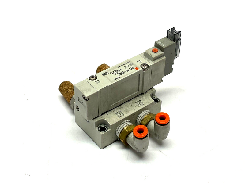 SMC SY5140-5MOZ Solenoid Valve w/ Sub Plate - Maverick Industrial Sales