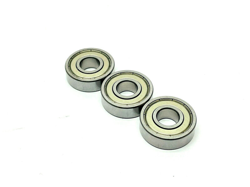 MiSUMi B6000ZZ Deep Groove Ball Bearing LOT OF 3 - Maverick Industrial Sales