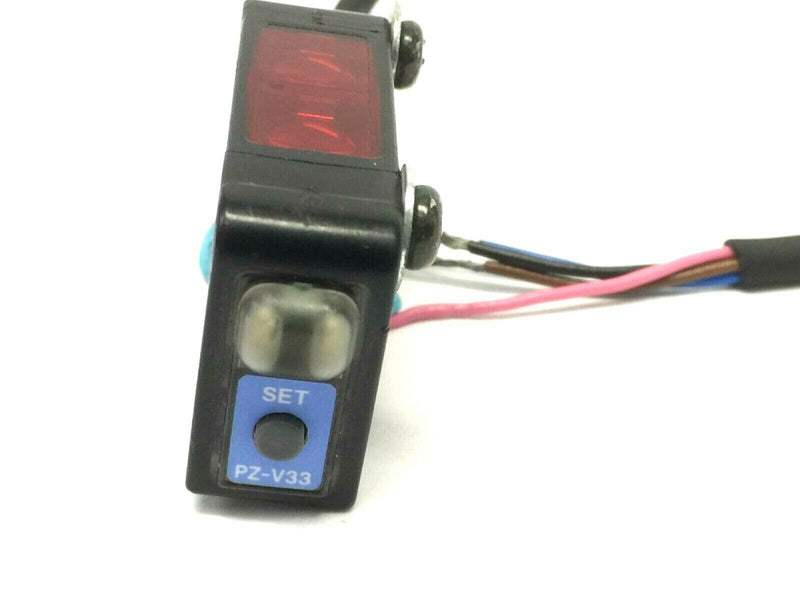 Keyence PZ-V33 Amplifier Photoelectric Sensor Square Reflective M12 Connector - Maverick Industrial Sales