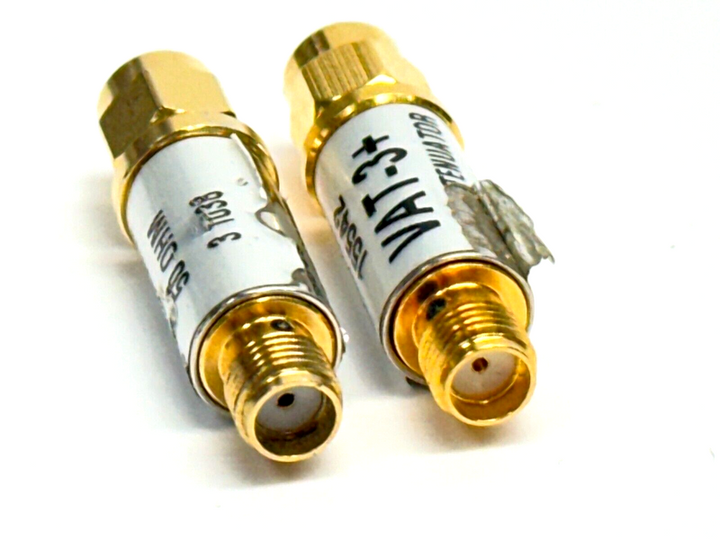 Mini-Circuits Model VAT-3+ 3db Attenuator 50OHM 15542 LOT OF 2 - Maverick Industrial Sales