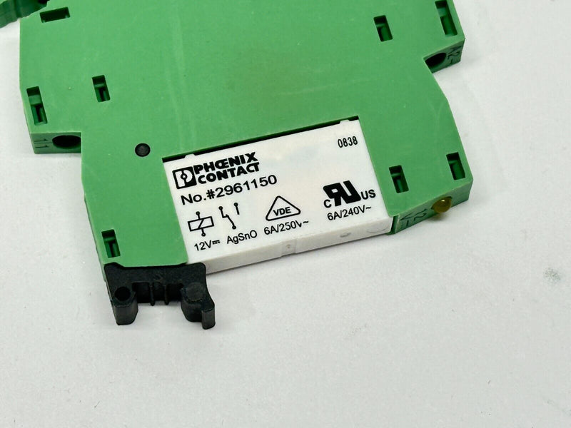 Phoenix Contact PLC-BSC-12DC/21 Relay Base 2966896 w/ 2961150 Relay - Maverick Industrial Sales