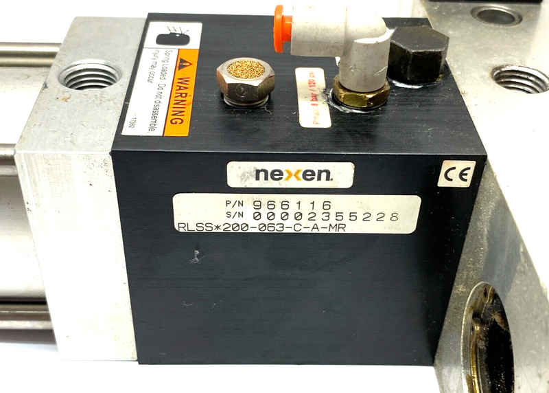 Nexen 966116 Spring Engaged Cylinder Mount Rod Lock w/ Fabco FSS-738 Cylinder - Maverick Industrial Sales