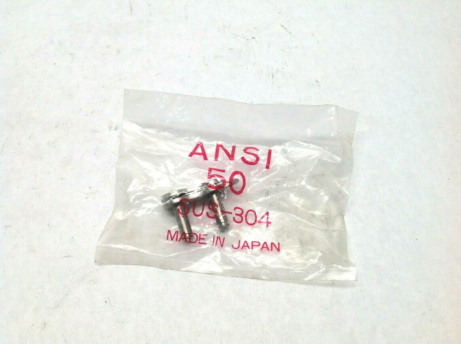 ANSI 50  Connecting Link Made in Japan  ANSI 50 SUS-304 - Maverick Industrial Sales