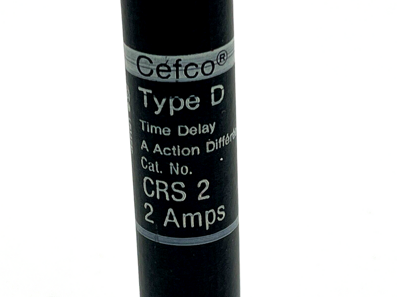Cefco CRS2 Type D Time Delay Fuse 2A 600V - Maverick Industrial Sales