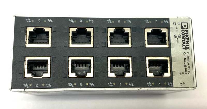 Phoenix Contact FL SWITCH SFN 8GT Ethernet Switch 8-Port 2891673 - Maverick Industrial Sales