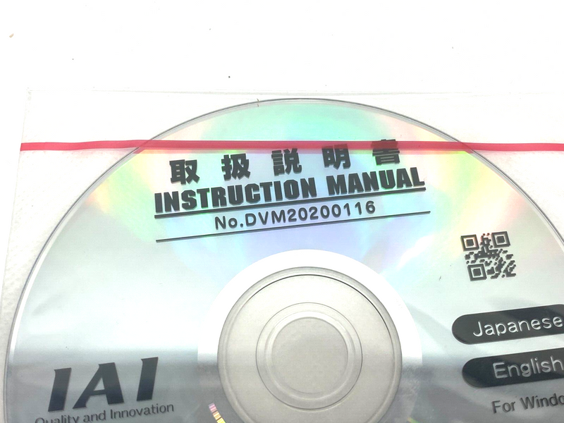 IAI DVM20200116 Instruction Manual DVD Rom Hard Copy - Maverick Industrial Sales