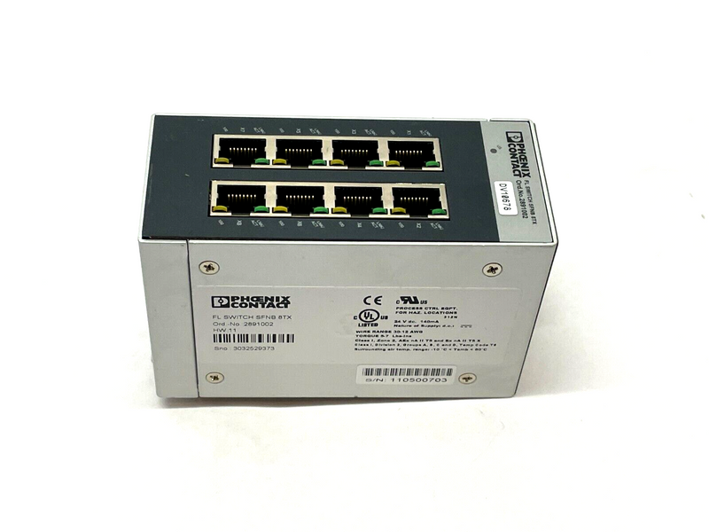 Phoenix Contact FL SWITCH SFNB 8TX Industrial Ethernet Switch 2891002 - Maverick Industrial Sales