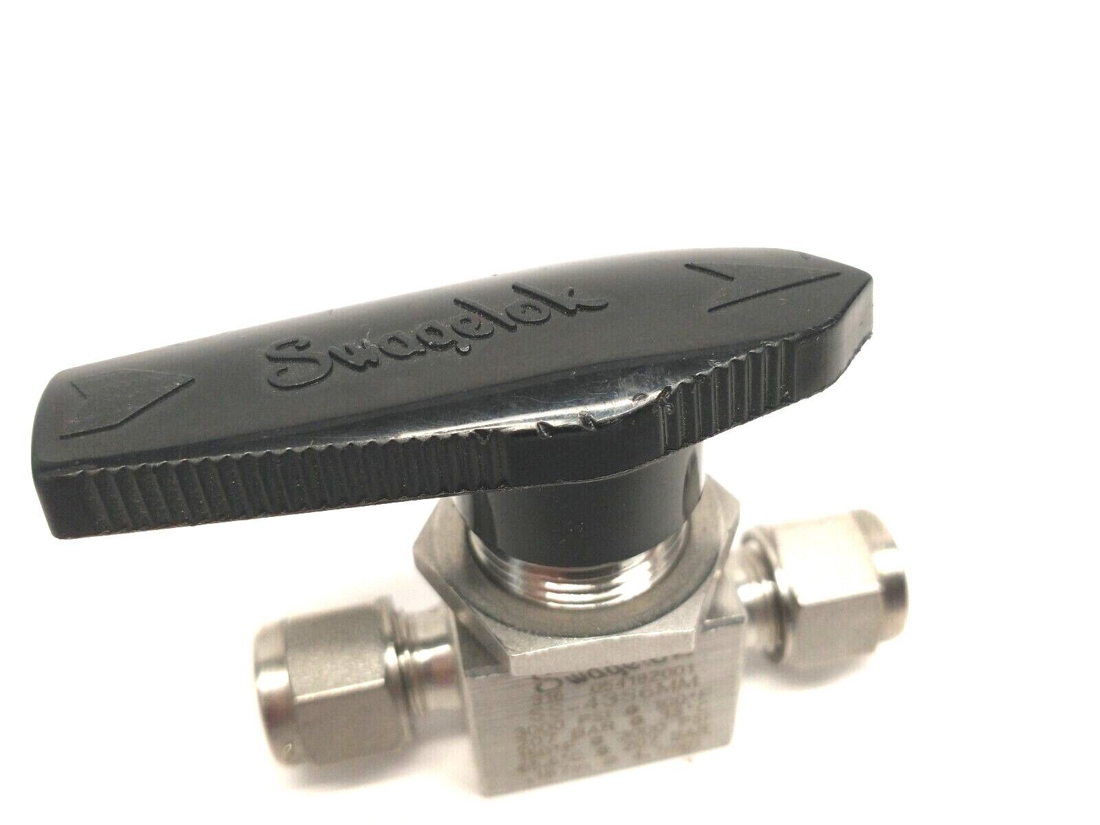 Swagelok SS-43S6MM 1-Piece SS Ball Valve 1.4Cv 6mm Tube Fitting - Maverick Industrial Sales
