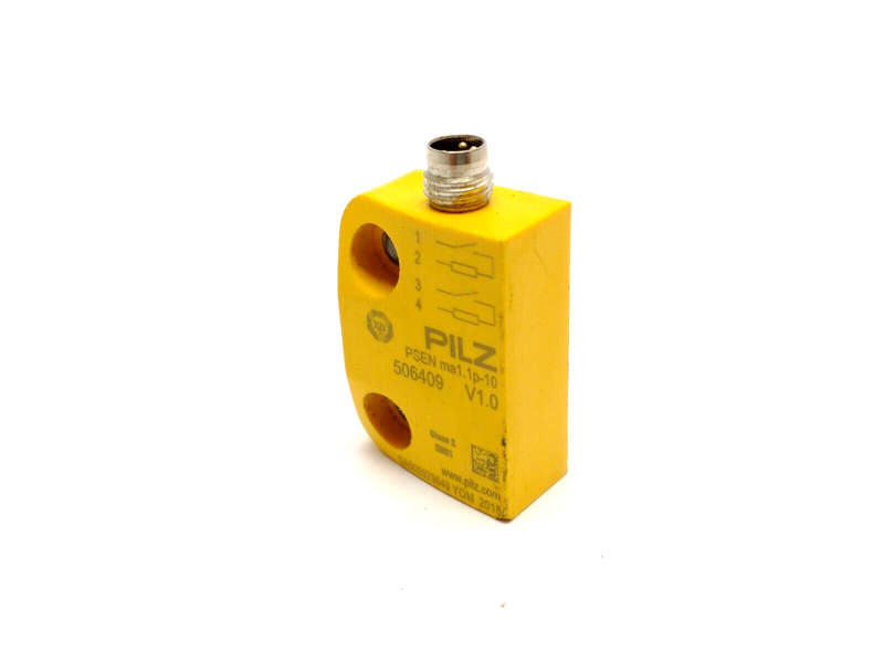 Pilz PSEN ma1.1p-10 Safety Switch 2 N/O 4-Pin M8 Male 24VDC 506409 - Maverick Industrial Sales