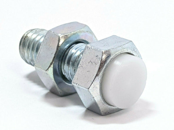 Misumi PUST8-20 Stopper Bolt w/ Bumpers 8 x 1.25 Thread, 20mm L - Maverick Industrial Sales