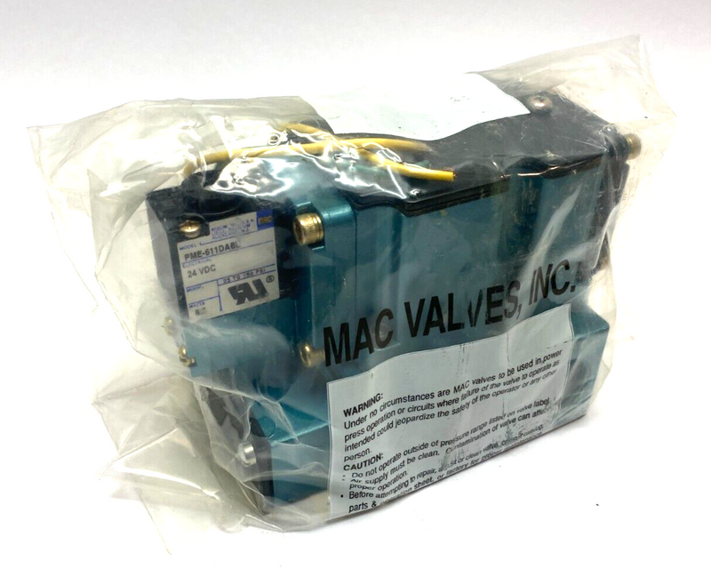 MAC Valves 6511B-311-PM-611DA Solenoid Valve Assembly 8.5W 24VDC - Maverick Industrial Sales