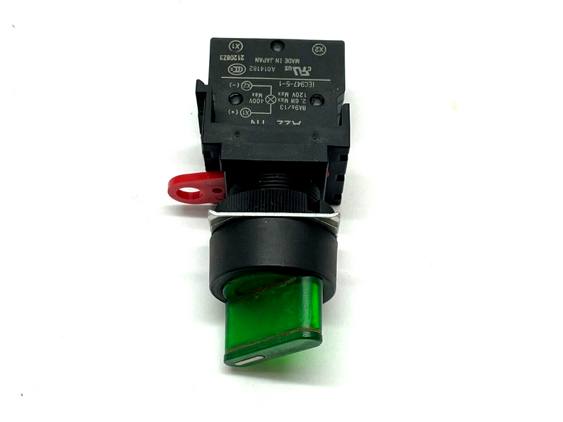 Omron A22NZ-2BM-TGA Illuminated Selector Switch w/ A22-TN Lamp Module - Maverick Industrial Sales