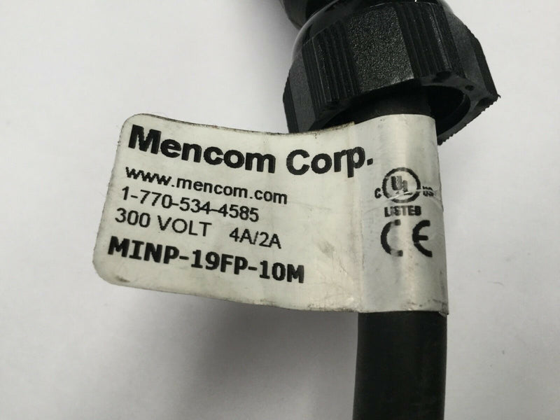 Mencom MINP-19FP-10M Female Plug Cord 19 PL Approx 5 Foot Length - Maverick Industrial Sales