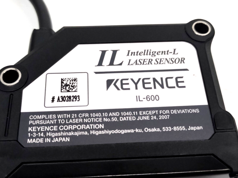 Keyence IL-600 CMOS Multi-Function Analog Laser Sensor - Maverick Industrial Sales