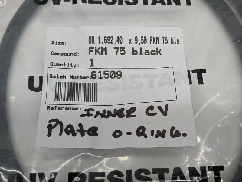 OR 1.692,40 x 9,50 FKM 75 Black Inner CV Plate O-Ring - Maverick Industrial Sales