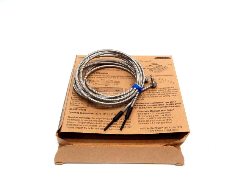 Banner Engineering PIAT43TMB5MA Fiber Sensor Cable 73306 MISSING HARDWARE - Maverick Industrial Sales