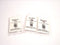 STEREN 310-202 Communication Circuit Accessory Wall Plate White LOT OF 3 - Maverick Industrial Sales