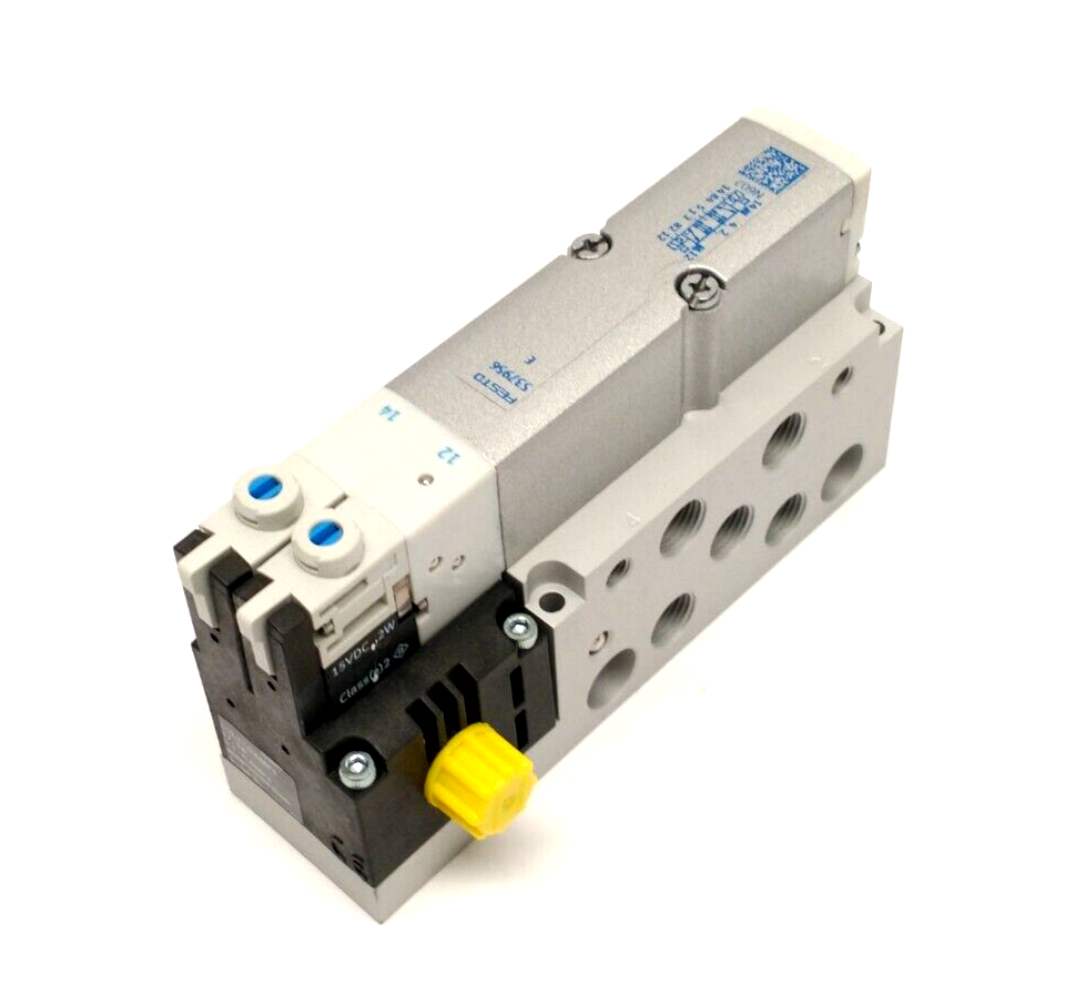 Festo VMPA2-M1H-E-G1/8-PI Air Solenoid Valve 5/3 Exhausted G1/8 537967 - Maverick Industrial Sales