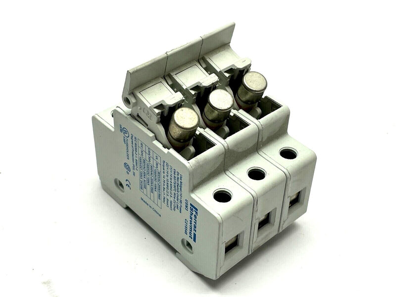 Ferraz Shawmut USM3 C218548 Fuse Holder 30A 690VAC w/ ATQ10 Fuses - Maverick Industrial Sales