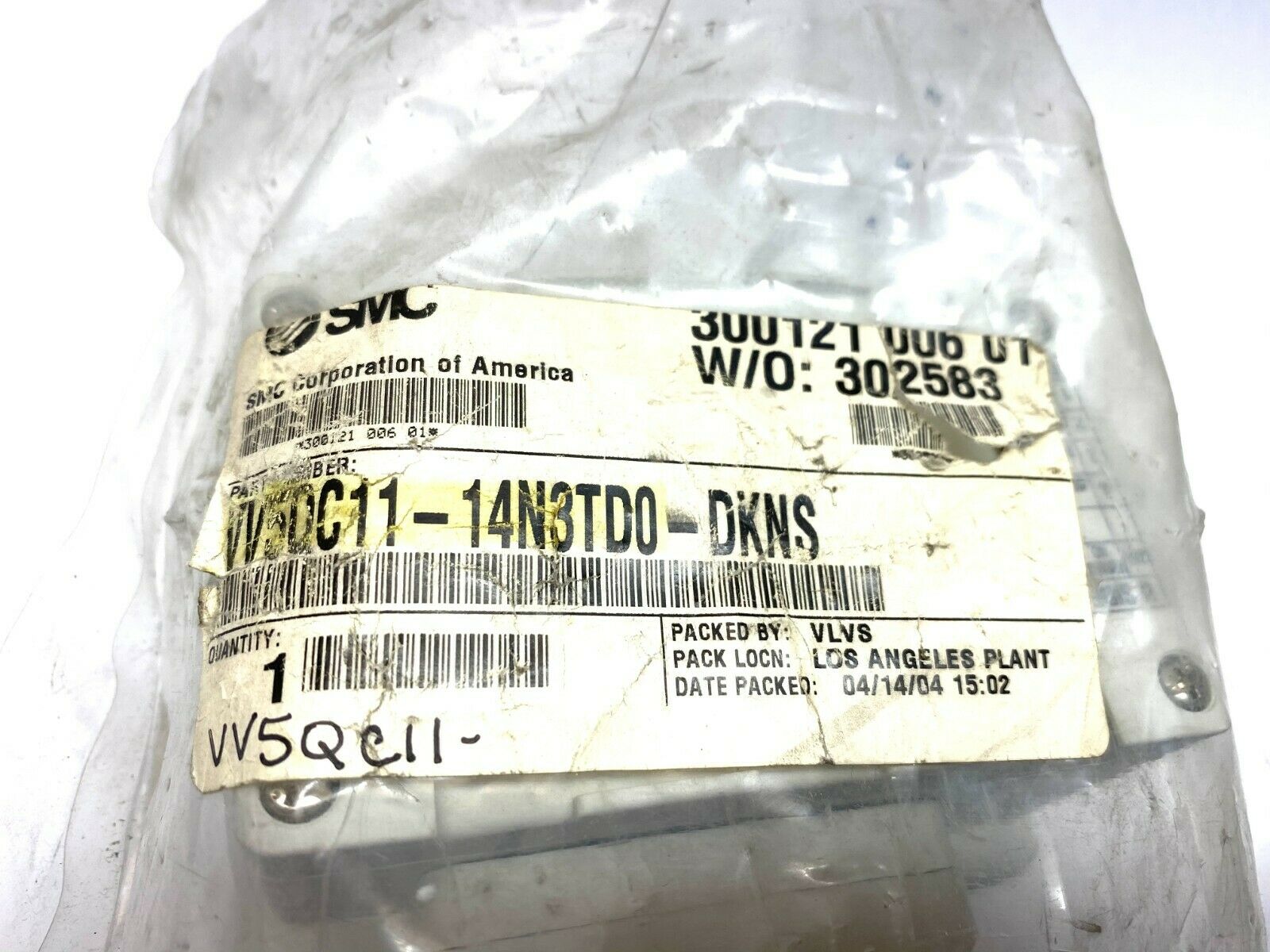 SMC VV5QC11-14N3TD0-DKNS 14 Station Pneumatic Solenoid Manifold - Maverick Industrial Sales