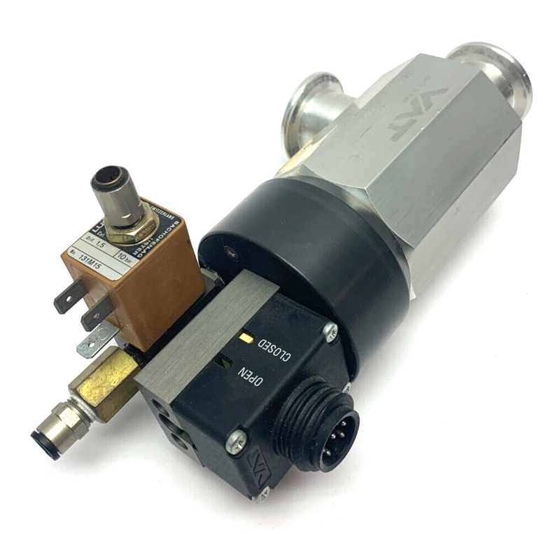 VAT 24328-KA41-0001/0463 Vacuum Angle Valve w/ Lucifer 131M15 Solenoid Valve - Maverick Industrial Sales