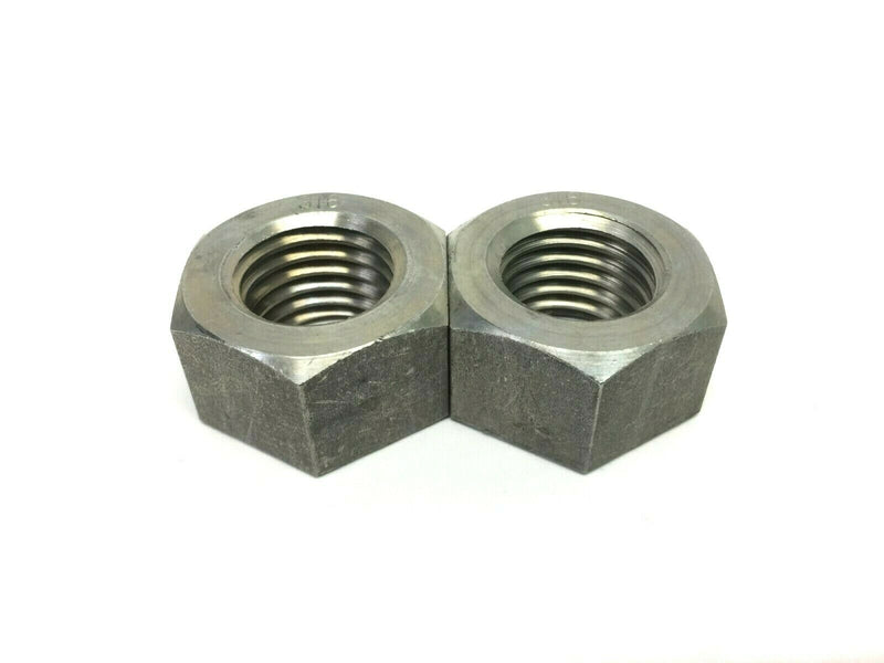 Hex Nut Stainless Steel 7/8"-9 NC LOT OF 2 - Maverick Industrial Sales