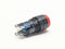 IDEC AL6M-M14-R Red LED Illuminated Panel Mount Push Button AL6-M 24VDC 16MM - Maverick Industrial Sales
