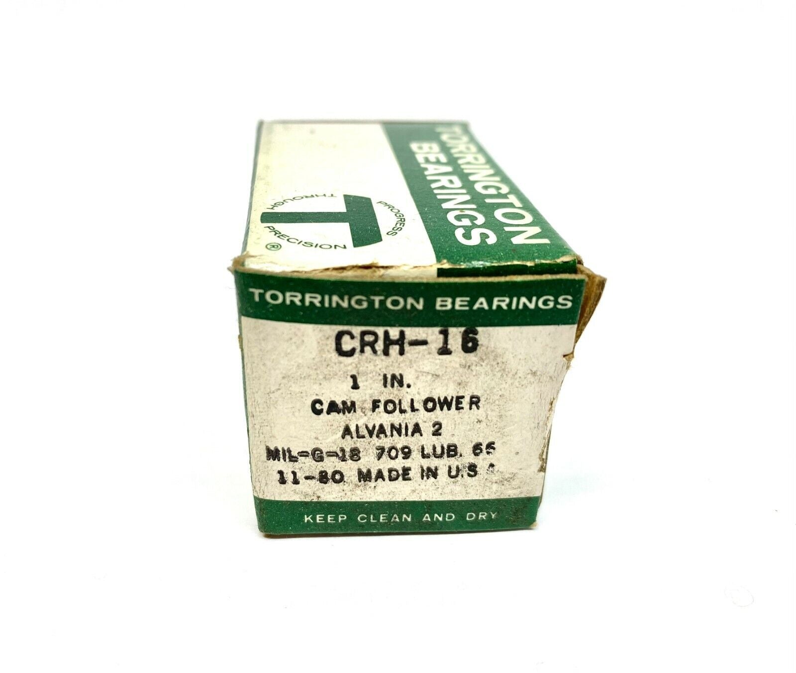 CRH-16 | Torrington Bearings 1 Inch Stud Type Cam Follower - New - Maverick Industrial Sales