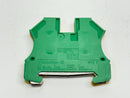 Weidmuller 1010200000 WPE 6 Terminal Ground Block Green/Yellow 720A LOT OF 5 - Maverick Industrial Sales