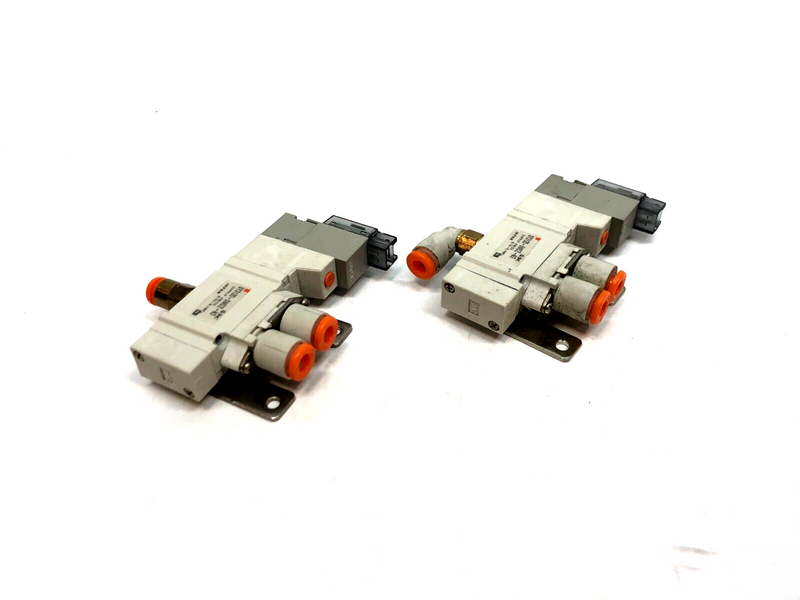 SMC SY3120-5MOZ-N3 Pneumatic Solenoid Valve, SY3000, LOT OF 2 - Maverick Industrial Sales