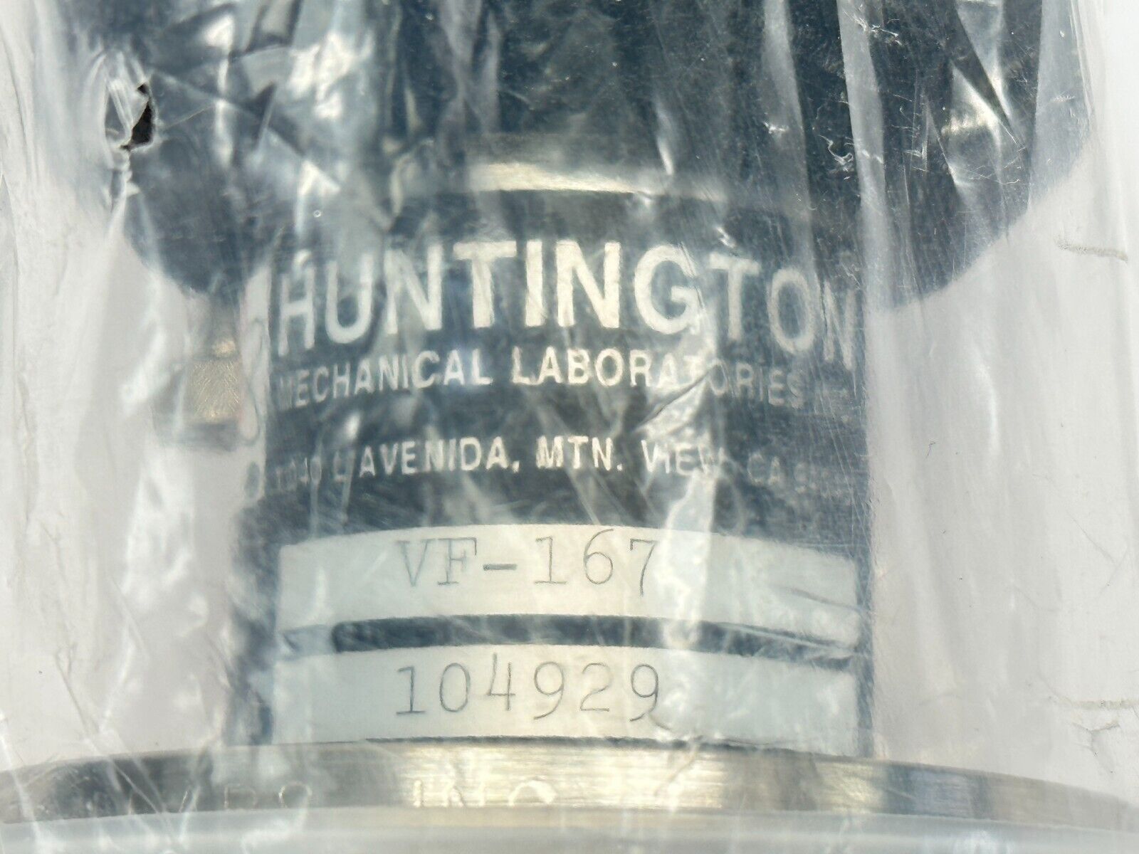 Huntington Mechanical Laboratories VF-167 Manual Rotary Feedthrough - Maverick Industrial Sales