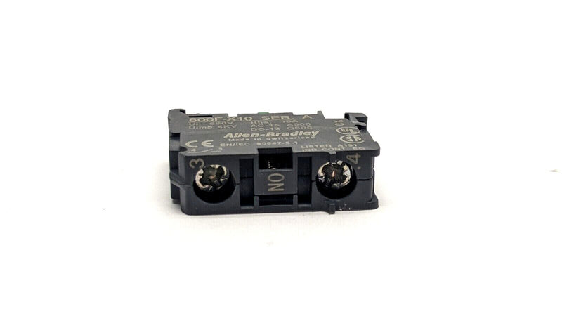 Allen Bradley 800F-X10 Ser A Contact Block 22.5mm Plastic 1 Normally Open - Maverick Industrial Sales