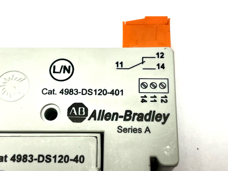 Allen Bradley 4983-DS120-401 Ser. A Surge Protector Base w/ 4983-DS120-40 Ser. A - Maverick Industrial Sales