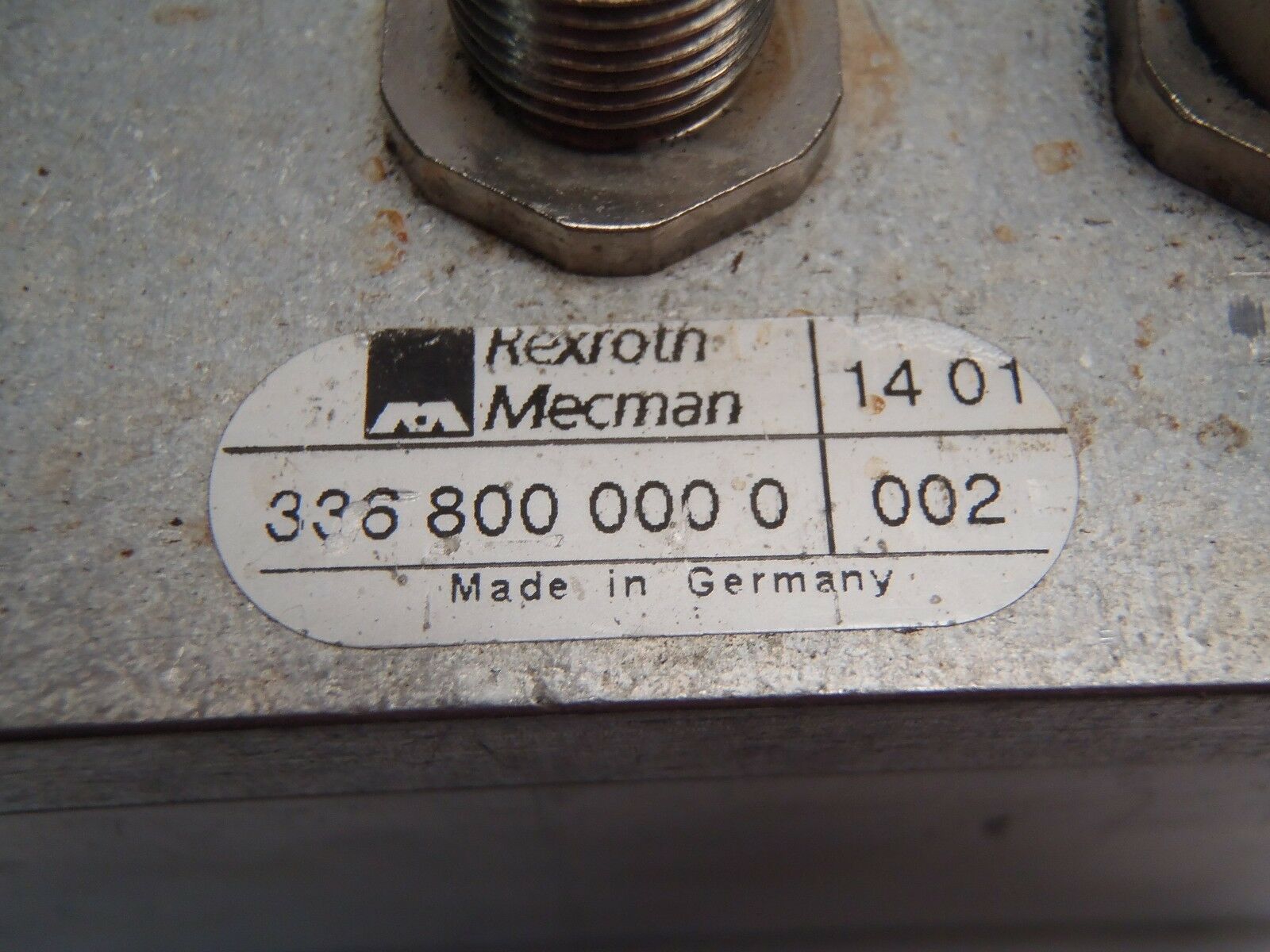 Rexroth Mecman Pneumatic Valve Module 336 800 000 0 002 - Maverick Industrial Sales