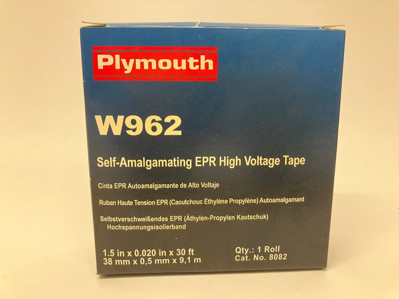 Plymouth W962 Self-Amalgamating EPR High Voltage Tape 8082 1.5" x 0.020" x 30' - Maverick Industrial Sales