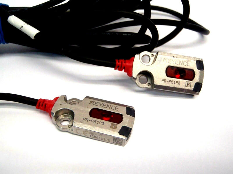 Keyence PR-F51P3 MIni Photoelectric Sensor Transmitter And Receiver 0.6m Range - Maverick Industrial Sales