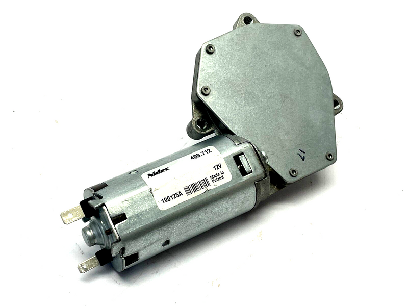 Nidec 403.712 Gear Motor 12V 190125A - Maverick Industrial Sales