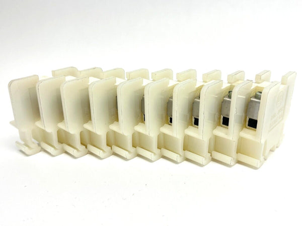 Allen Bradley 1492-CA1 Terminal Blocks White LOT OF 10 - Maverick Industrial Sales