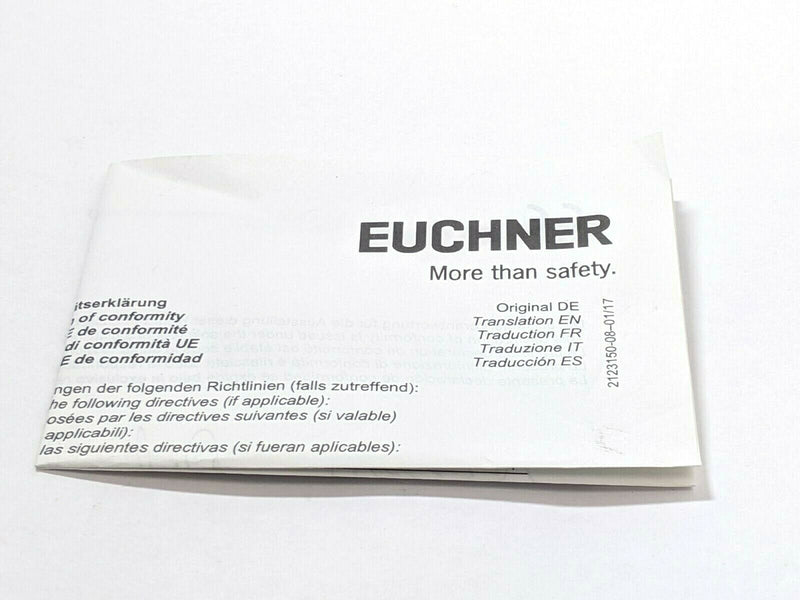 Euchner MGB-E-A8-126320 Escape Release for Sliding Door 126320 - Maverick Industrial Sales