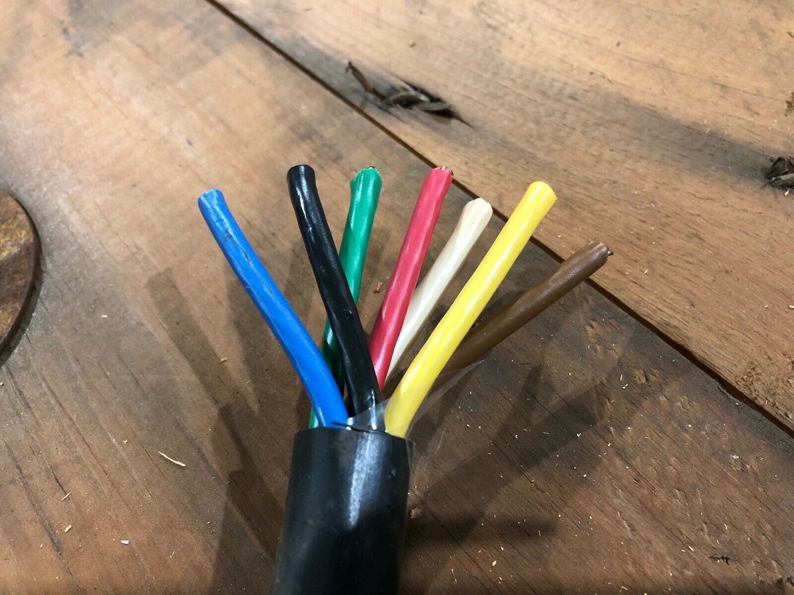 Plasticote #10 AWG 7 Conductor Power Control Cable Wire 600V Spool of 2600' Foot - Maverick Industrial Sales