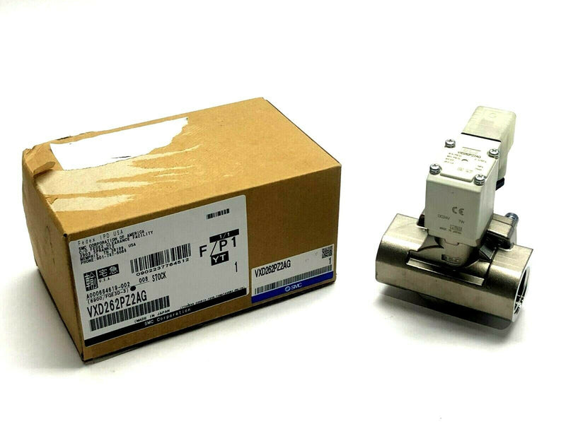 SMC VXD262PZ2AG Pilot Operated Solenoid Valve 2-Way 1MPa - Maverick Industrial Sales