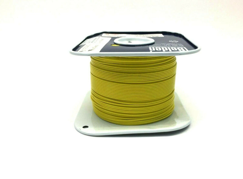 Belden 9918 0041000 Hook-up Wire 18AWG 1C PVC 1000ft Spool Yellow - Maverick Industrial Sales